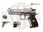 Пистолет Beretta M 92 FS nikel wood