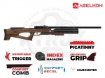 Редукторная PCP винтовка Aselkon MX9 Sniper Wood