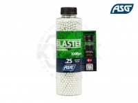 Страйкбольні кульки ASG Blaster White 6 мм 0,25 г 3300 шт - Страйкбольні кульки ASG Blaster White 6 мм - високоякісні кульки від компанії ASG,  всі страйкбольні кульки BLASTER мають спеціальне покриття для поліпшеної гладкості та змащення, що забезпечує майже повну відсутність втрати енергії під час стрільби.