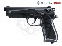 Пістолет страйкбольний Umarex Beretta 90two кал.6 - Пістолет страйкбольний Umarex Beretta 90two - копія відомої Beretta 92 FS, але поліпшеної її версії. Beretta 90 TWO виконаний з металу та міцного пластику і працює від 12-грамового балончика CO2, який розміщується в магазині. Початкова швидкість 140 м/с.