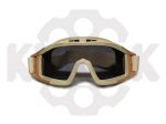 Тактические, баллистические очки-маска Desert Locust desert tan