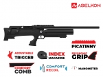 Редукторная PCP винтовка Aselkon MX8 Evoc Black